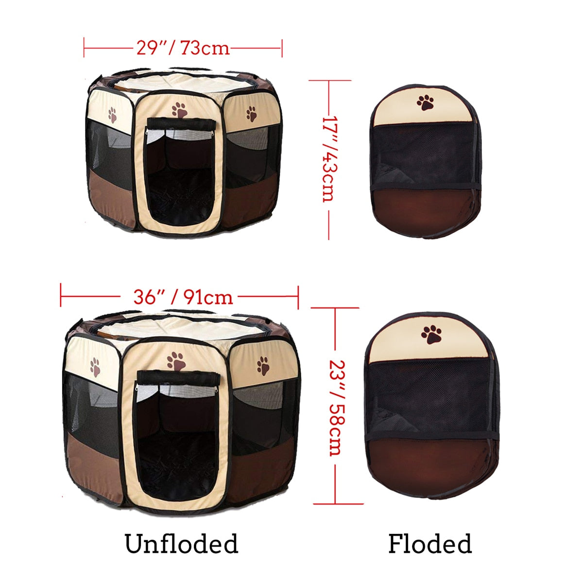 Portable Foldable Pet Playpen