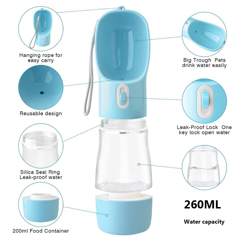 Portable Pet Water Bottle Feeder